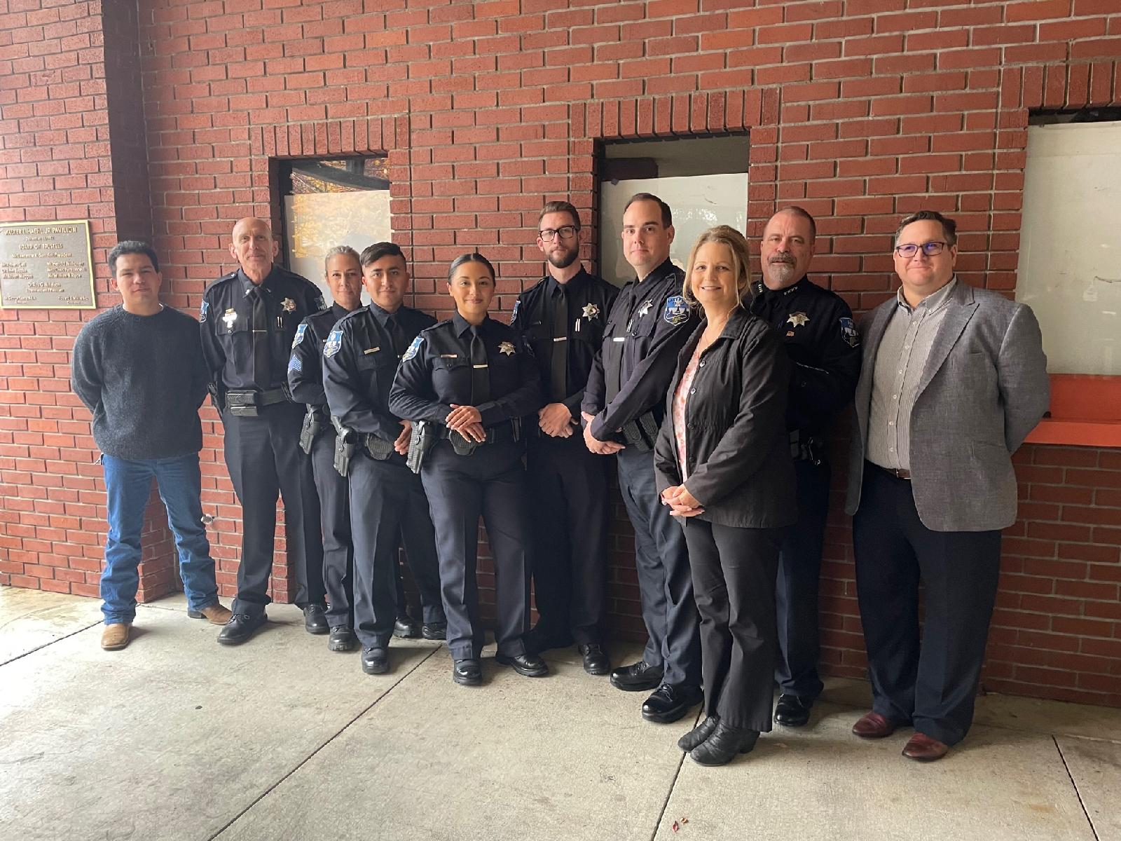 Lakeport City and Police Attend SRJC PSTC academy graduation 12-7-2023